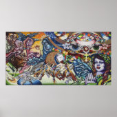 Verf je geloof op Canvas Poster (Voorkant)