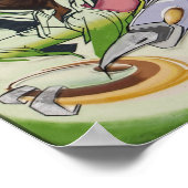 Verf je geloof op Canvas Poster (Hoek)