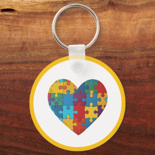 Verf je hart, acryl Sleutelhanger (Achterkant)