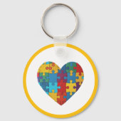 Verf je hart, acryl Sleutelhanger (Achterkant)