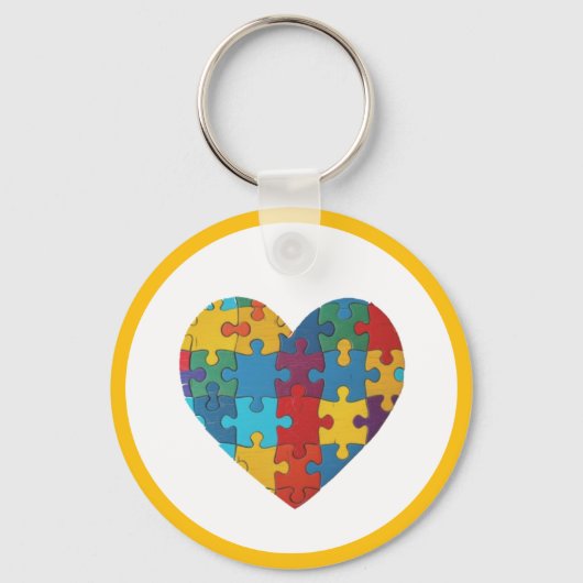 Verf je hart, acryl Sleutelhanger (Achterkant)