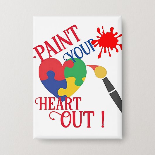 Verf je hart, Button (Voorkant)