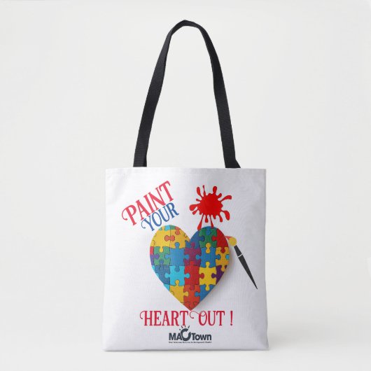 Verf je hart uit, MACTown Tote Bag (Voorkant)
