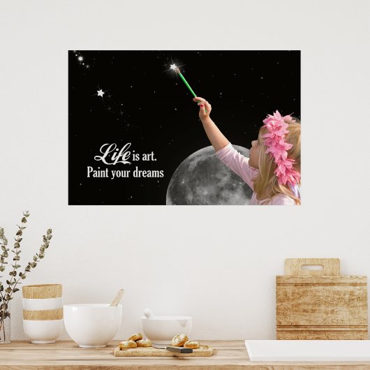 Verf je ster poster (Keuken)