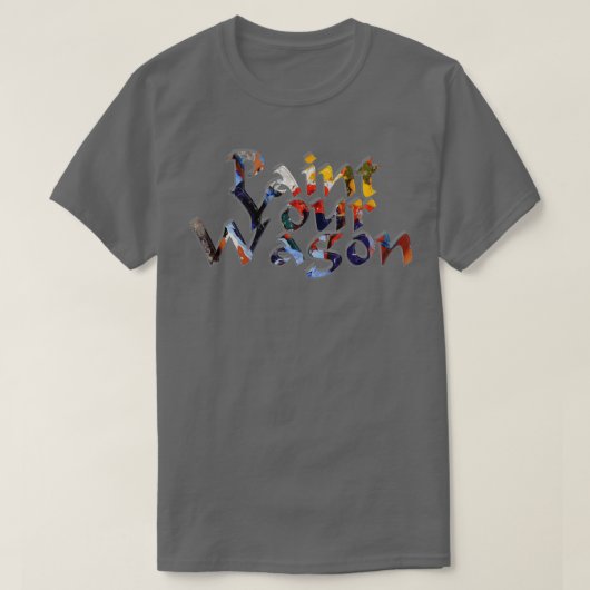 Verf je wagen t-shirt (Design voorkant)