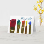 Verf Kaart (Gele Bloem)