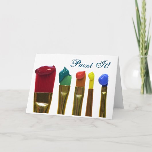 Verf Kaart (Voorkant)