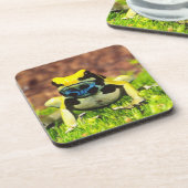 Verf Kikker, Dendrobates tinctorius, Drankjes Onderzetter (Linkerzijde)