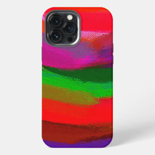 Verf Kleur Spatborstel Streek iPhone 13 Pro Max Hoesje