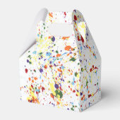 "Verf/Kunst Partij" Favor Box Bedankdoosjes (Achterkant)