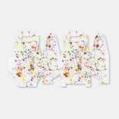 "Verf/Kunst Partij" Favor Box Bedankdoosjes (Uitgevouwen)