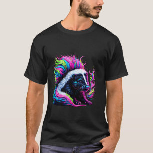 Verf Kunst Stinkdier Stinkdieren T-shirt