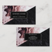 Verf | Leiste Geometrisch Kleurblok Visitekaartje (Voorkant / Achterkant)