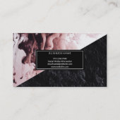 Verf | Leiste Geometrisch Kleurblok Visitekaartje (Achterkant)