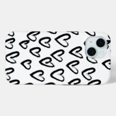 Verf Lijn Hart Patroon Case-Mate iPhone Case (Achterkant (horizontaal))