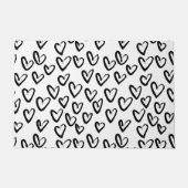 Verf Lijn Hart Patroon Deurmat (Voorkant)