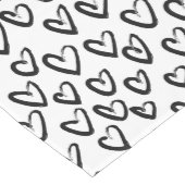 Verf Lijn Hart Patroon Medium Tafelloper (Hoek)