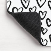 Verf Lijn Hart Patroon Muismat (Hoek)