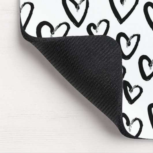 Verf Lijn Hart Patroon Muismat (Hoek)