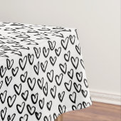 Verf Lijn Hart Patroon Tafelkleed (Voorbeeld)