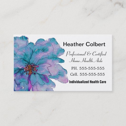 Verf me Gracie Grande Caregiver Professional Visitekaartje (Voorkant)