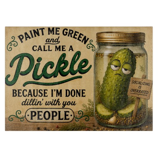 Verf me groen snijplank (Voorkant)