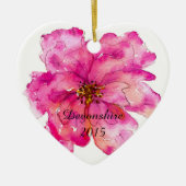 Verf me  Roze Kerstmis Keramisch Ornament (Voorkant)