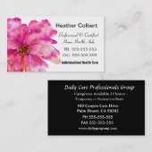 Verf me Roze Vergemakkelijking van de Beroeps van  Visitekaartje (Voorkant / Achterkant)