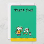 Verf met Maisy! Bedankkaart (Voorkant)