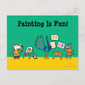 Verf met Maisy! Briefkaart (Voorkant)