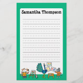 Verf met Maisy! Briefpapier (Voorkant)