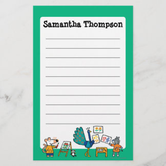 Verf met Maisy! Briefpapier