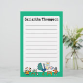 Verf met Maisy! Briefpapier (Staand voorkant)