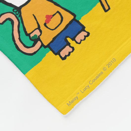 Verf met Maisy! Fleece Deken (Hoek)