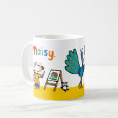 Verf met Maisy! Koffiemok (Voorkant links)