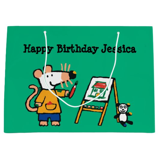 Verf met Maisy! Large Cadeautasje (Voorkant)