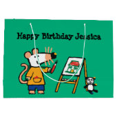 Verf met Maisy! Large Cadeautasje (Achterkant)