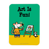 Verf met Maisy! Magneet (Verticaal)