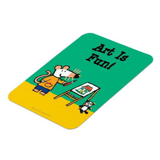 Verf met Maisy! Magneet (Linkerzijde)