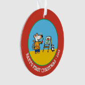 Verf met Maisy! Ornament (voorkant)