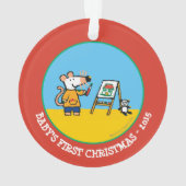 Verf met Maisy! Ornament (achterkant)