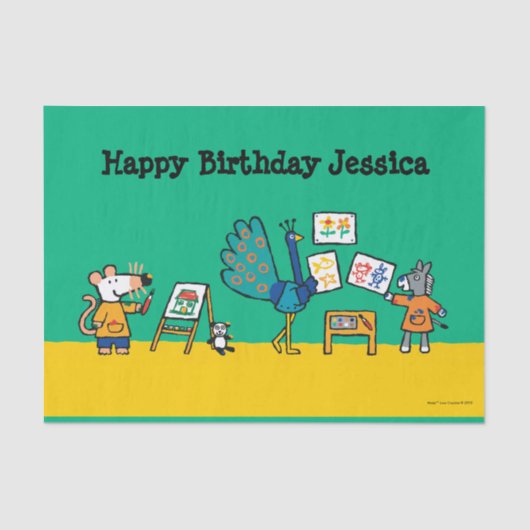 Verf met Maisy! Tissuepapier (Voorkant)