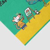 Verf met Maisy! Tissuepapier (Detail)