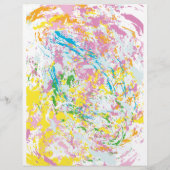 Verf Nacht Verjaardagsfeest Flyer (Achterkant)