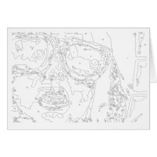 Verf op nummerkaart: Graffiti Girl