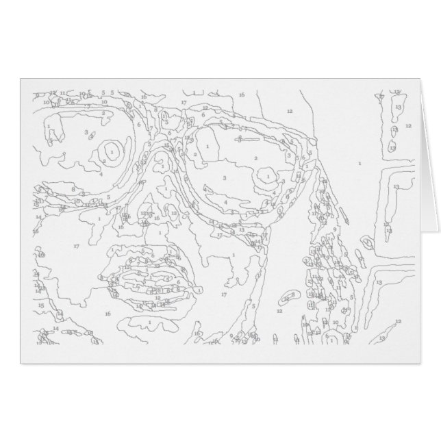 Verf op nummerkaart: Graffiti Girl (Voorkant Horizontaal)