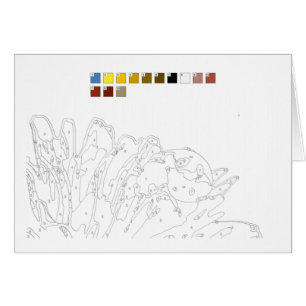 Verf op nummerkaart: Ladybird