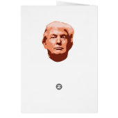 Verf op nummerplaat Kaart: Donald Trump (Achterkant)