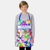 Verf overal schort (Gedragen)