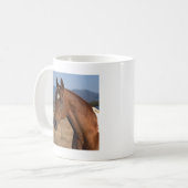 Verf Paard Koffie Mok (Voorkant links)